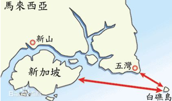 新加坡马来西亚争夺了几十年的“白礁”，居然只有这么小！