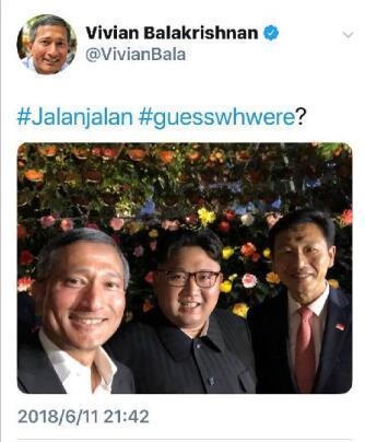 金正恩夜游新加坡遭遇民众热情追捧 人气堪比国际巨星