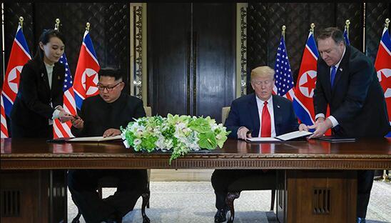 朝美领导人签署文件 金正恩：世界将会改变 快看