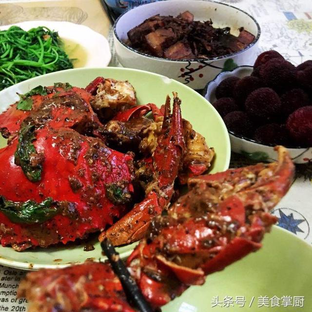 新加坡黑胡椒蟹的制作步骤