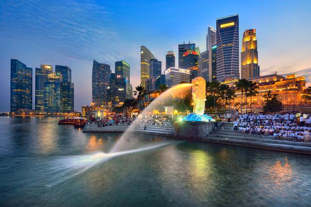 新加坡的景色真是漂亮极了