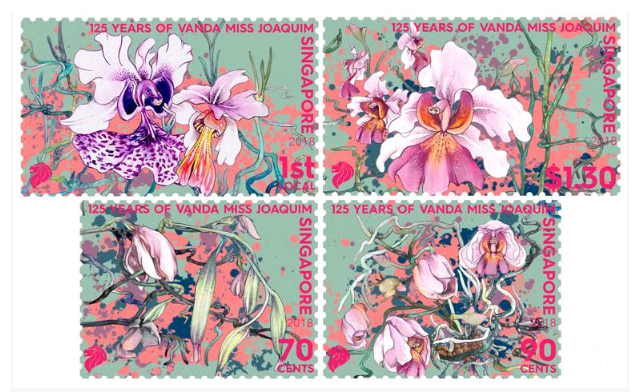 这朵花在新加坡活了125年，老到上邮票了！