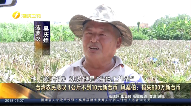 民进党票仓1个凤梨仅换1颗茶叶蛋？果农怨赖清德“台独说”害人！