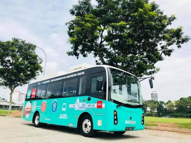 新加坡首辆C6纯电动巴士上路运营，香港马来西亚同造型