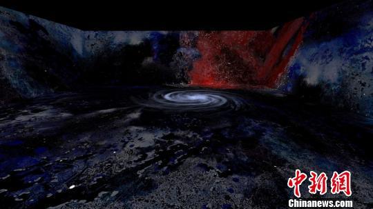 赵旭艺术展开幕 以漫步星际主题探索内心