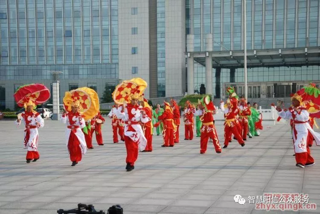 阳信鼓子秧歌表演队11月赴新加坡展演