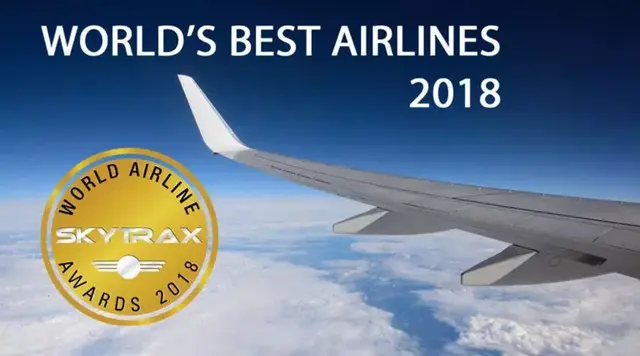 2018年全球最佳航空公司100强，新航、卡塔尔航空、全日空前三