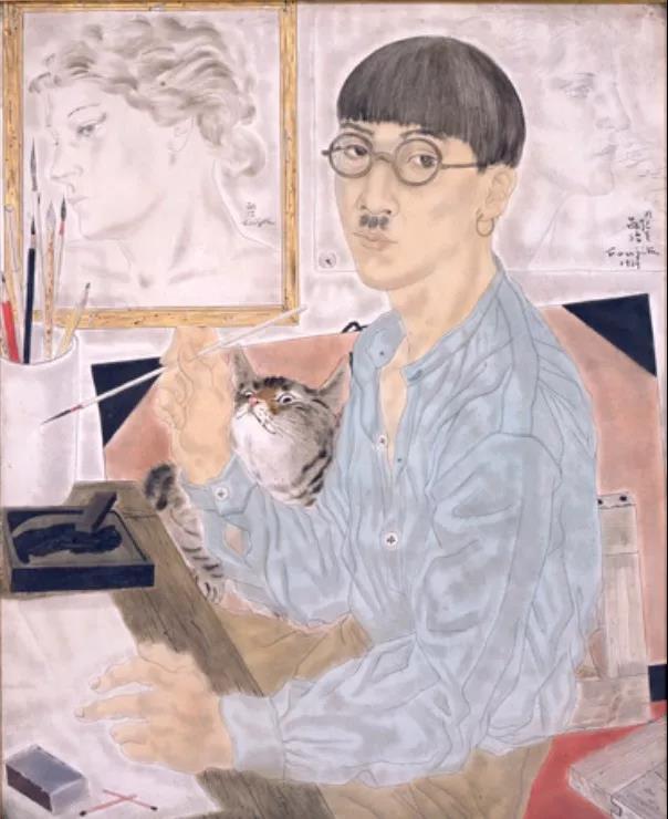 藤田嗣治逝世50周年回顾展，女人、猫、以及咆哮的二十年代
