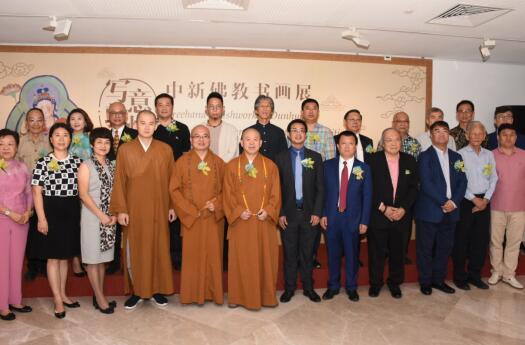 “写意敦煌”中新佛教书画展走进新加坡
