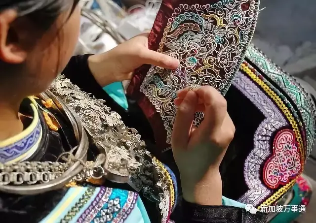 厉害了新加坡女孩，用中国刺绣刺出了世界上最美的风景~