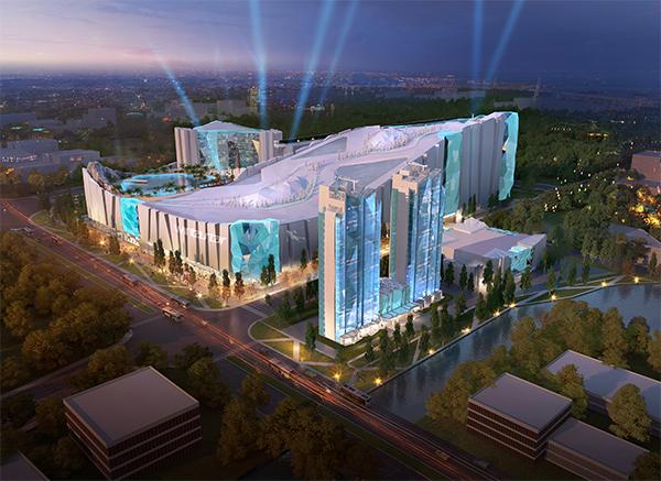 全球最大室内滑雪乐园“冰雪之星”在上海开工 2022年将建成开放