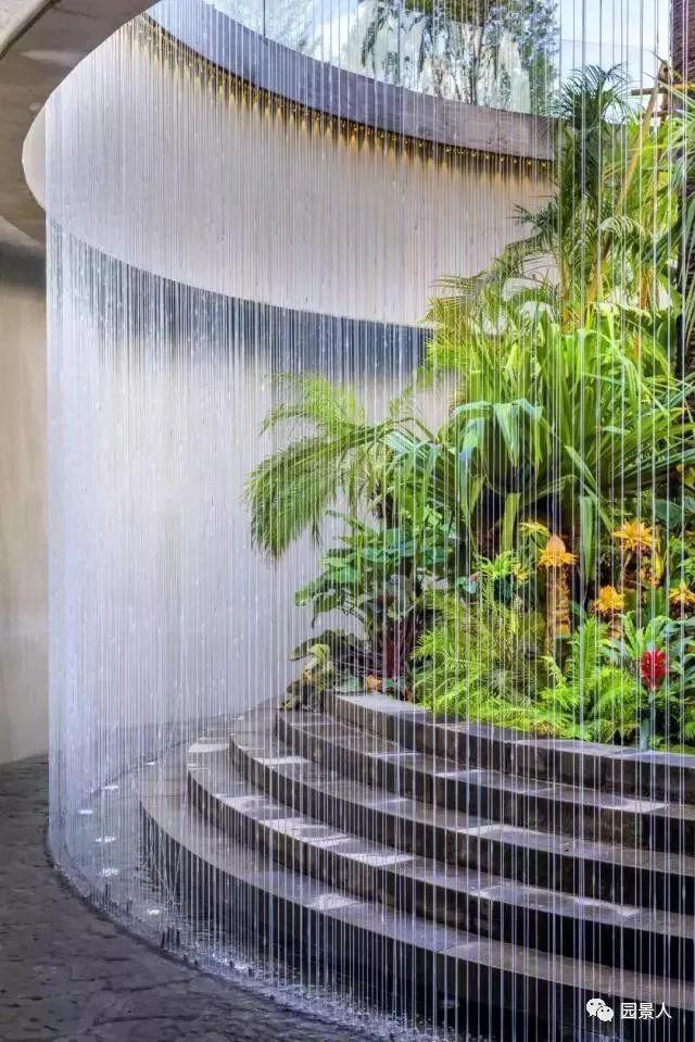 水幕帘 · 景观中的一帘幽梦