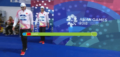 孙杨率领男子4X100米自由泳接力夺银