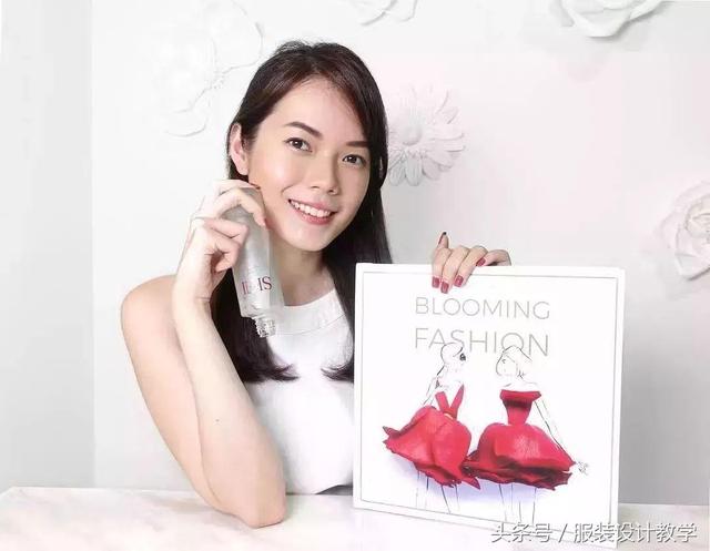 花卉礼服手绘！（新加坡插画师Grace Ciao的花瓣时装秀）