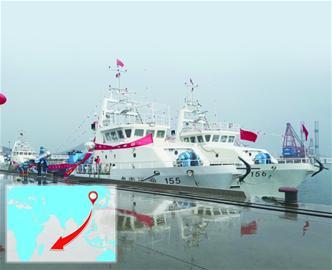 青岛新型远洋渔船起航 前往印度洋捕捞金枪鱼