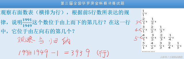 用观察法和归纳法，找出规律，这种小学奥数题就是送分给你的