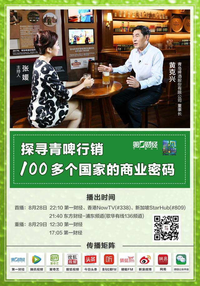 意见领袖丨探寻青啤行销100多个国家的商业密码