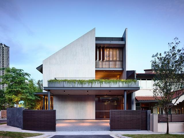 热带气候中的理想住宅，高逸简洁的生活典范，新加坡层叠庭园豪宅