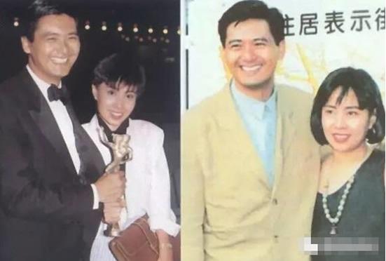 周润发两任老婆：现任身价几十亿，前妻老公破产为养家复出拍戏