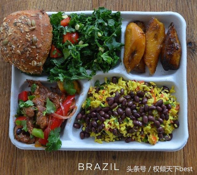 放眼全球，对比看看其他国家的中小学生午餐都吃什么？