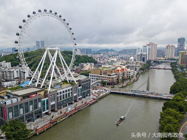 中国现今五座“直筒子市”之一 航拍伟人故里广东中山