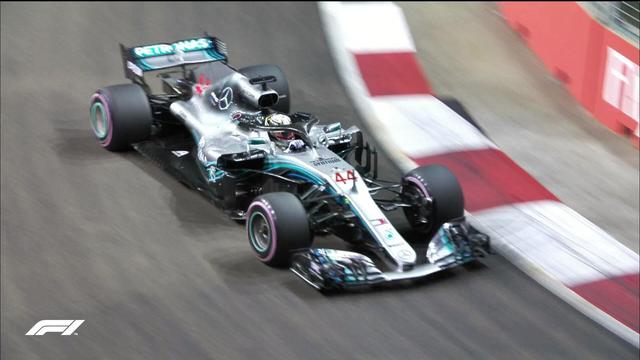 F1新加坡站排位赛：梅赛德斯杆位 法拉利落后0.6秒