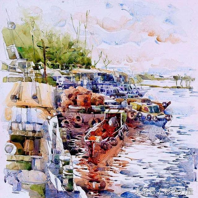 艳丽多彩，斑斓缤纷！水彩作品赏析！