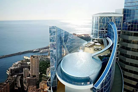 悬挂在半空中的泳池？新加坡、伦敦之后，深圳也有了！