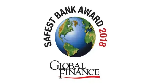 2018年度全球最安全的50家商业银行排行榜