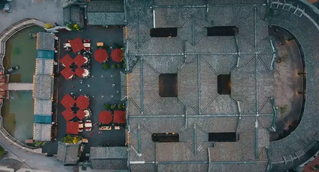 客家围龙大宅承德楼，弥漫着厚重的客家文化