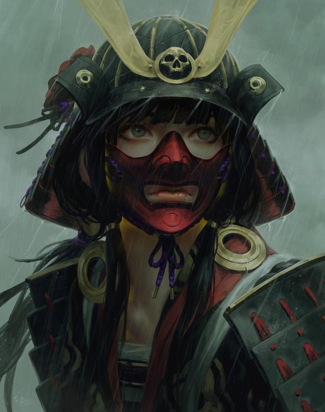 英姿飒爽的武装少女 新加坡画师ZW Gu美图欣赏
