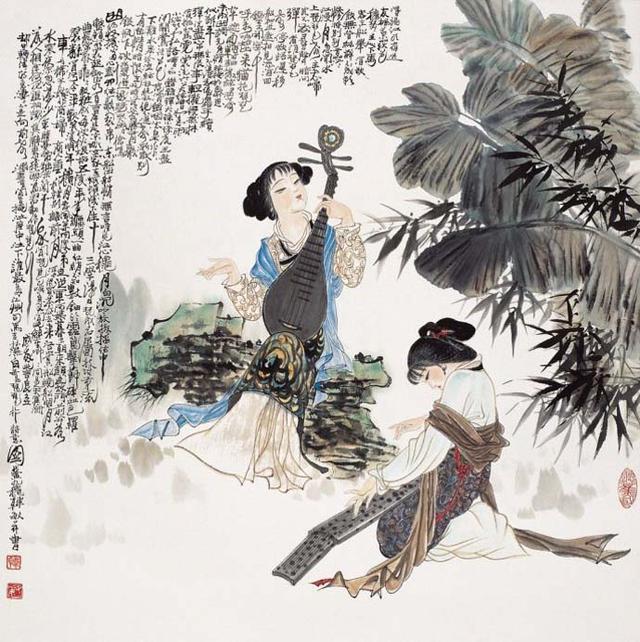 天天漫画网：画家韩敏《 朝花夕拾 春去春来可得知 》
