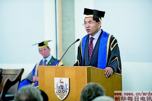 英国顶级高校首位华裔校长：我是改革开放的受益者