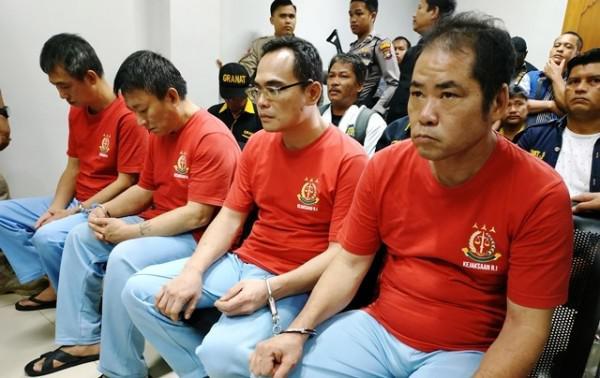 4名台湾男子走私1吨冰毒 在印尼被判处死刑