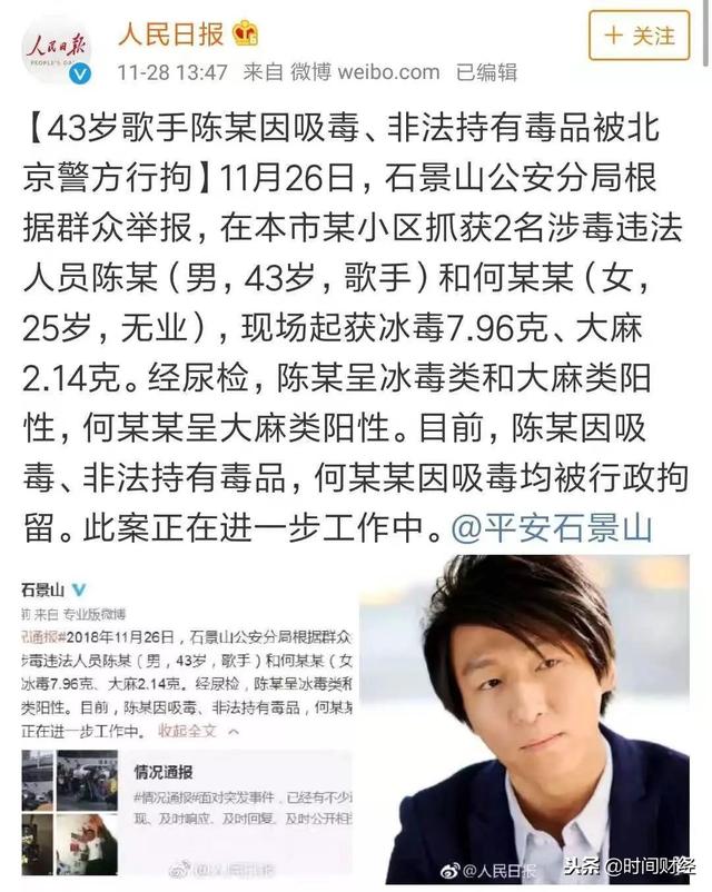 陈羽凡吸毒被抓 其23家公司如何发迹？全靠胡海泉？