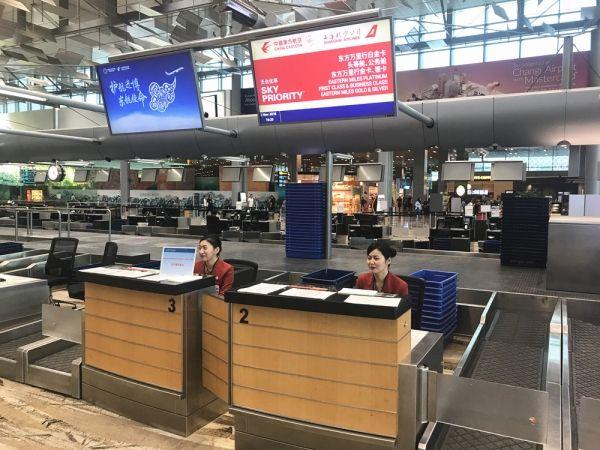 东航在新加坡机场设立专柜全力保障进博会