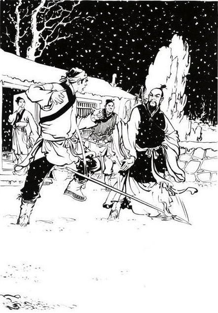 姜云行为金庸、梁羽生武侠小说作插画，你最喜欢哪一部书的插画？