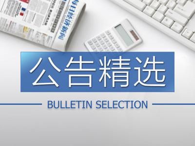 公告精选：市北高新、弘业股份等创投概念股提示风险；哈药股份控股股东拟重启混改；招商银行向招联消费金融增资10亿元