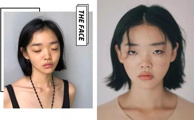 单眼皮、塌鼻梁……扁平的五官以及超宽的眼距，人家照样是超模！