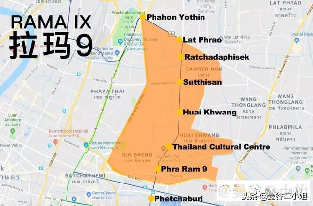 讲一讲曼谷12个重点区域的详细情况，让二小姐带你远离买房雷区