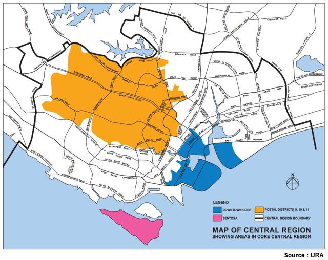 原来新加坡的中心和非中心区域长这样！那房价差别有多少？内附超多美图！