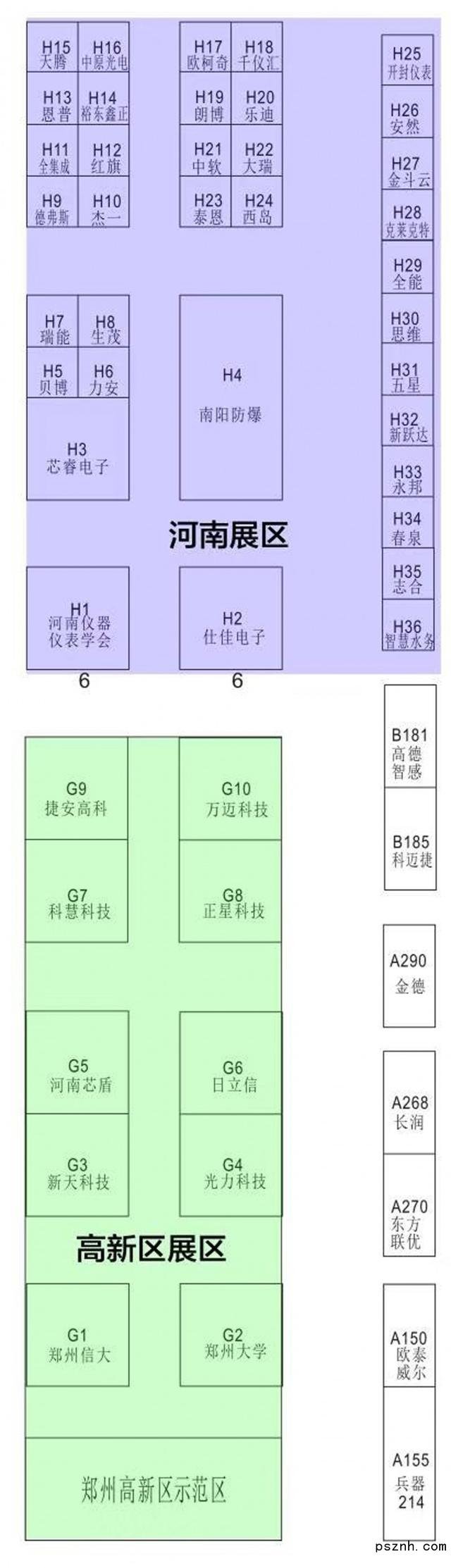 2018年首届世界传感器大会之展商名录及展商分布图