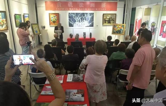 艺无定法，浪漫奔放——黄矶法画展岁末新加坡绽放