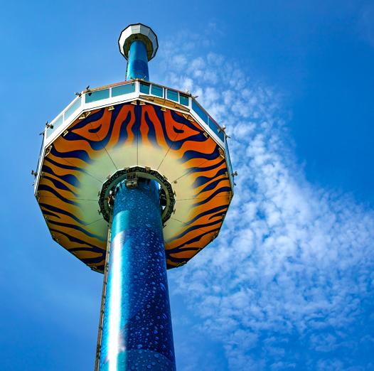 15年接待500万游客 新加坡圣淘沙旋转瞭望塔停业