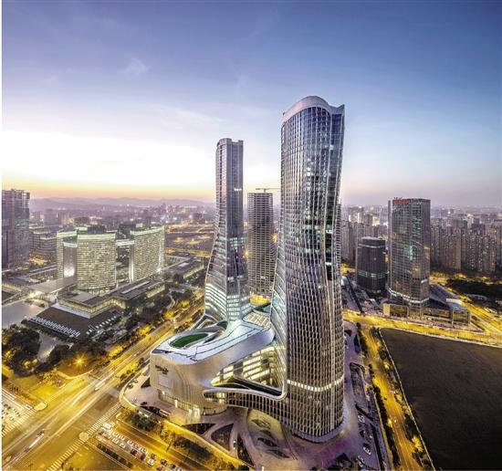 杭州来福士钱塘江边的国际化城市生活新中心