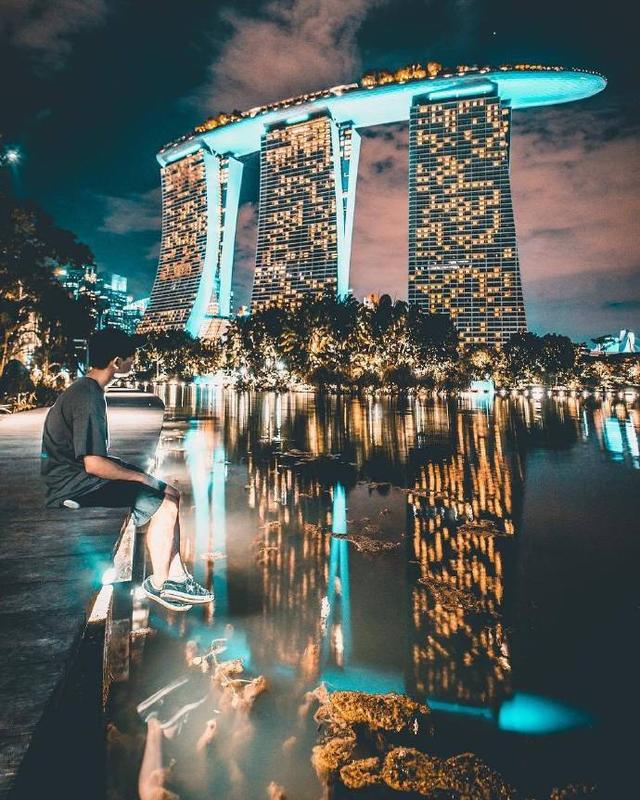 超美的新加坡夜景