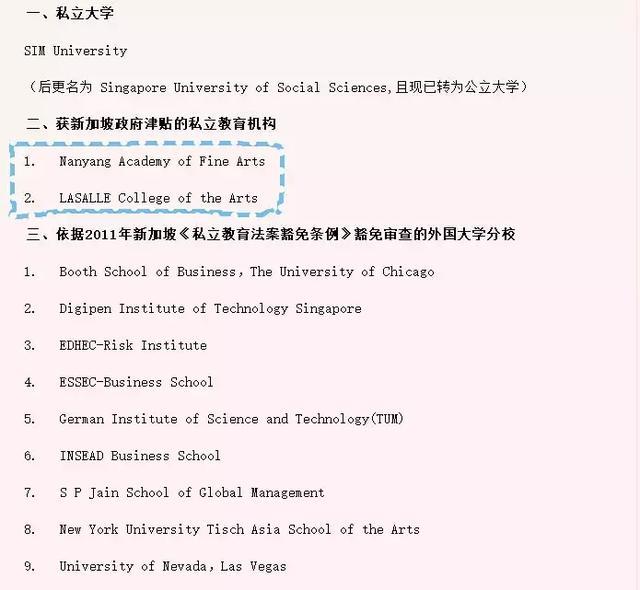 新加坡学艺术去哪所学校呢？