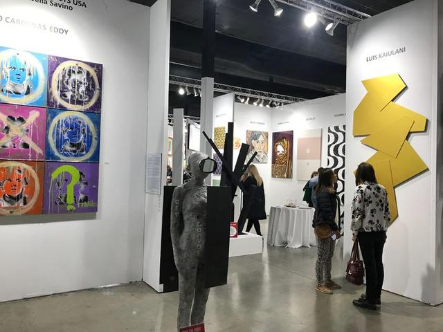 中国艺术家柳旭日携带10幅作品登陆美国迈阿密艺术博览会