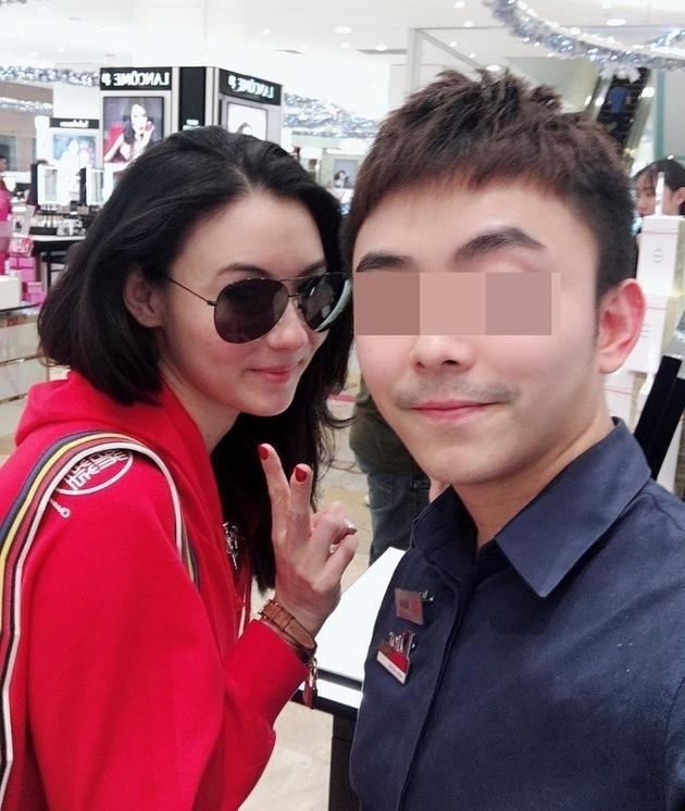 网友偶遇张柏芝合影拍照 网友：平民女神确实很低调