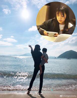Angelababy机场吃面被偶遇 “狗啃刘海”引网友讨论